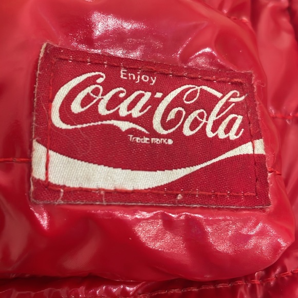 Coca Cola backpack red cute zipper pockets - Picture 5 of 5